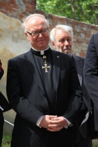 Wielki Mistrz Zakonu Krzyżackiego Opat Generalny dr. Brunon Platter z wizytą w Ełku, 18 maja 2011 roku 