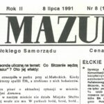 mazur. pismo ełckiego samorządu, okładka