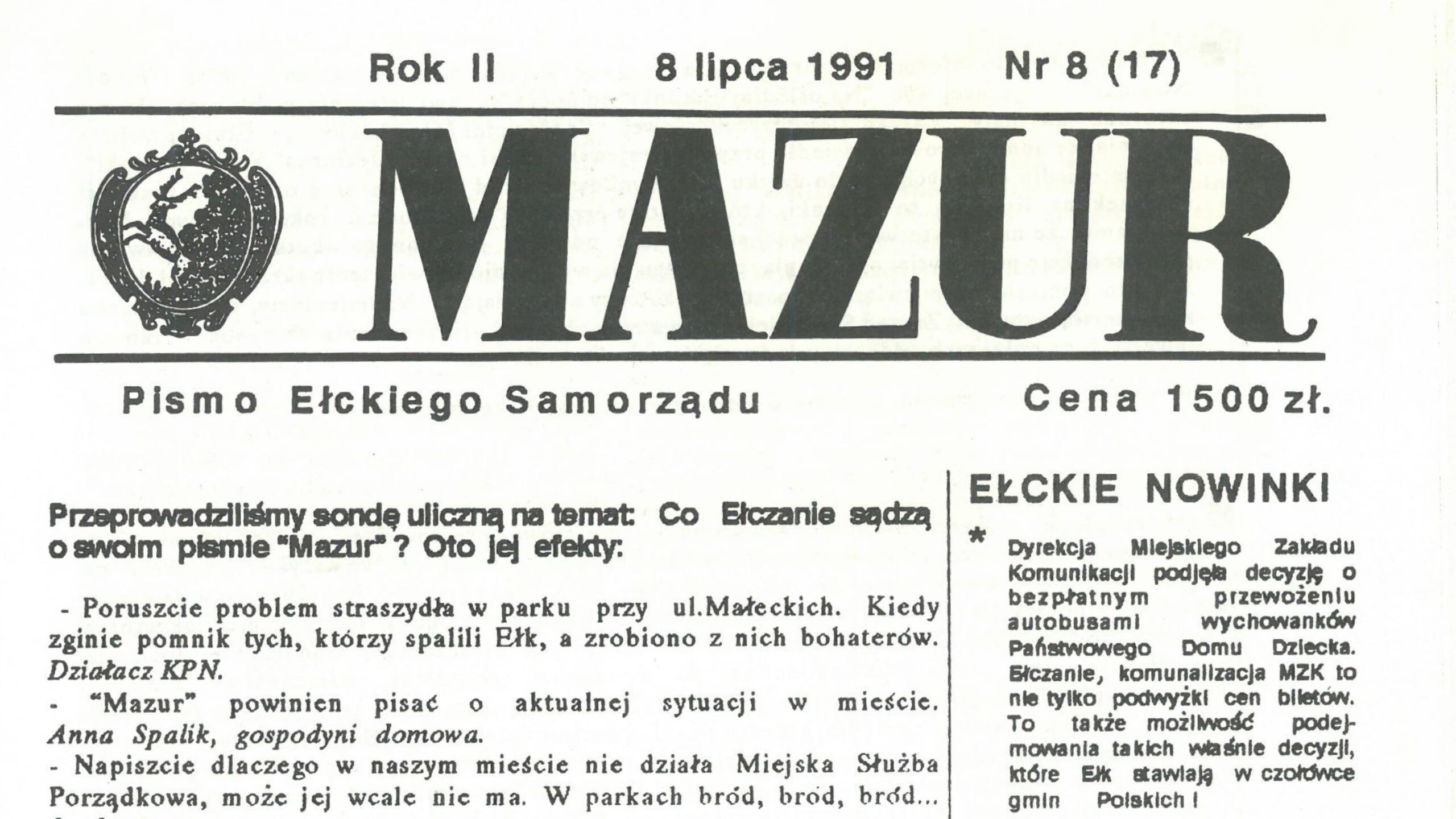 Jak powstał „Mazur” – historia samorządowej gazety