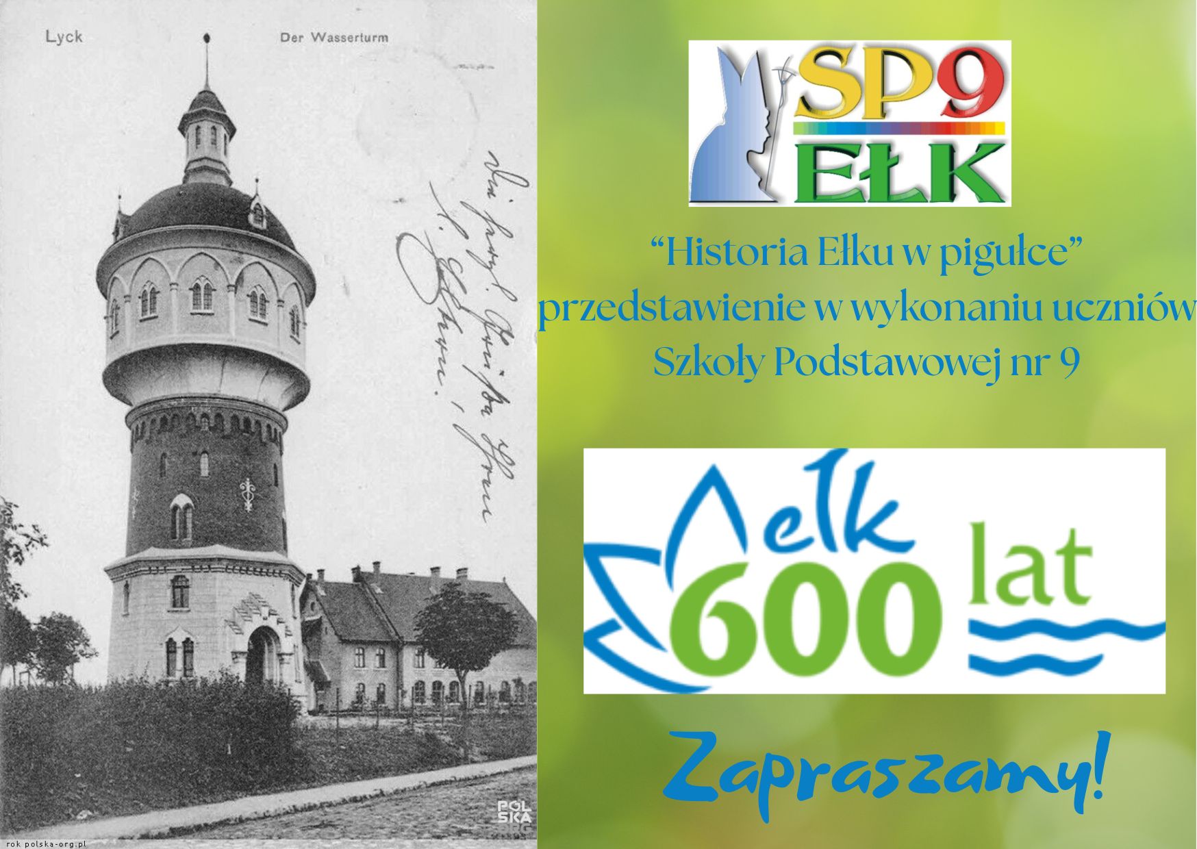 „600 lat Ełku w pigułce” – spektakl SP9