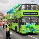 Wielki Jubileusz, parada ulicą Wojska Polskiego, mieszkańcy Ełku, goście, flagi