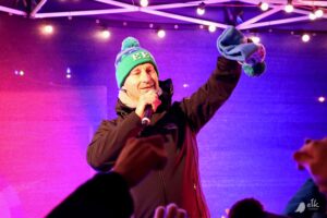 świąteczna ciężarówka coca-cola, plac Jana Pawła II, Mikołaj