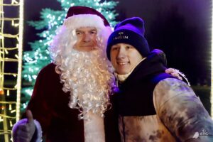 świąteczna ciężarówka coca-cola, plac Jana Pawła II, Mikołaj