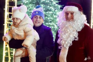 świąteczna ciężarówka coca-cola, plac Jana Pawła II, Mikołaj