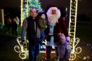 świąteczna ciężarówka coca-cola, plac Jana Pawła II, Mikołaj