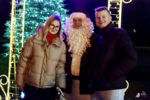 świąteczna ciężarówka coca-cola, plac Jana Pawła II, Mikołaj